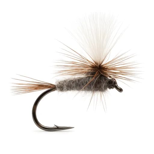 Parachute dry fly for upstream trout fishing