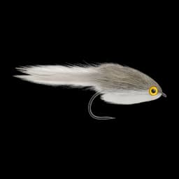 White Articulated Hucho Streamer