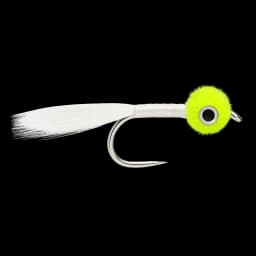 Chartreuse / White Shad Dart (US)