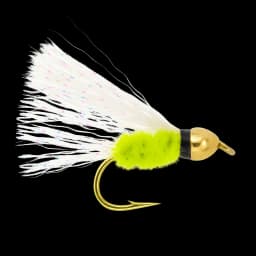 Chartreuse / White Shad Dart