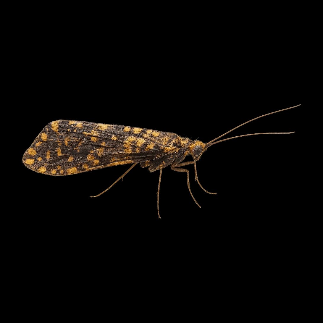 Yellow Spotted Sedge — Adult