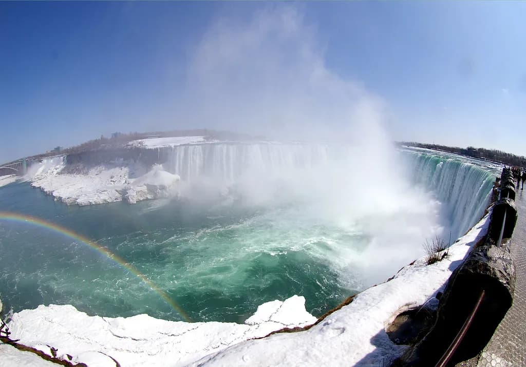 Lower Niagara River (ON) — Erosion of Niagara Falls, Canada and the USA