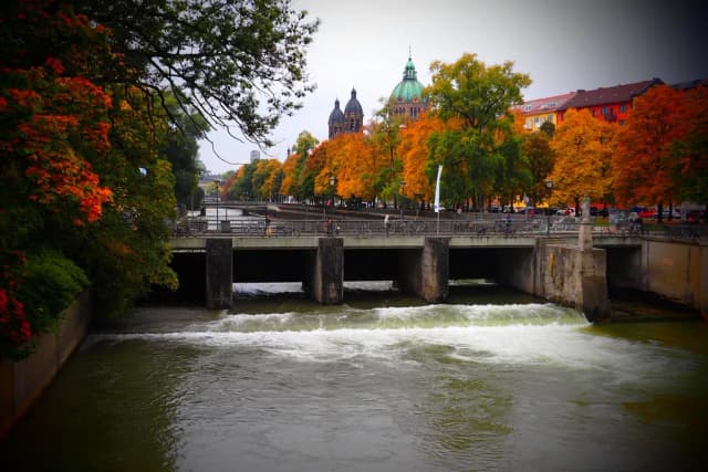 Isar — guest-angler stretches — München - Isar