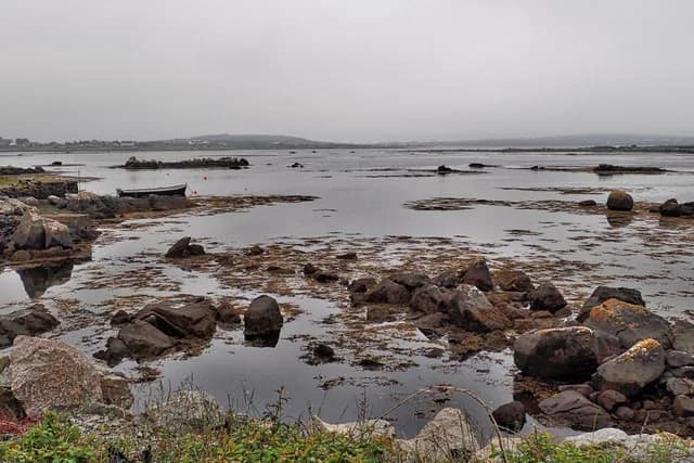 Coastal inlet near Costelloe Lodge in Connemara, County Galway, Ireland.