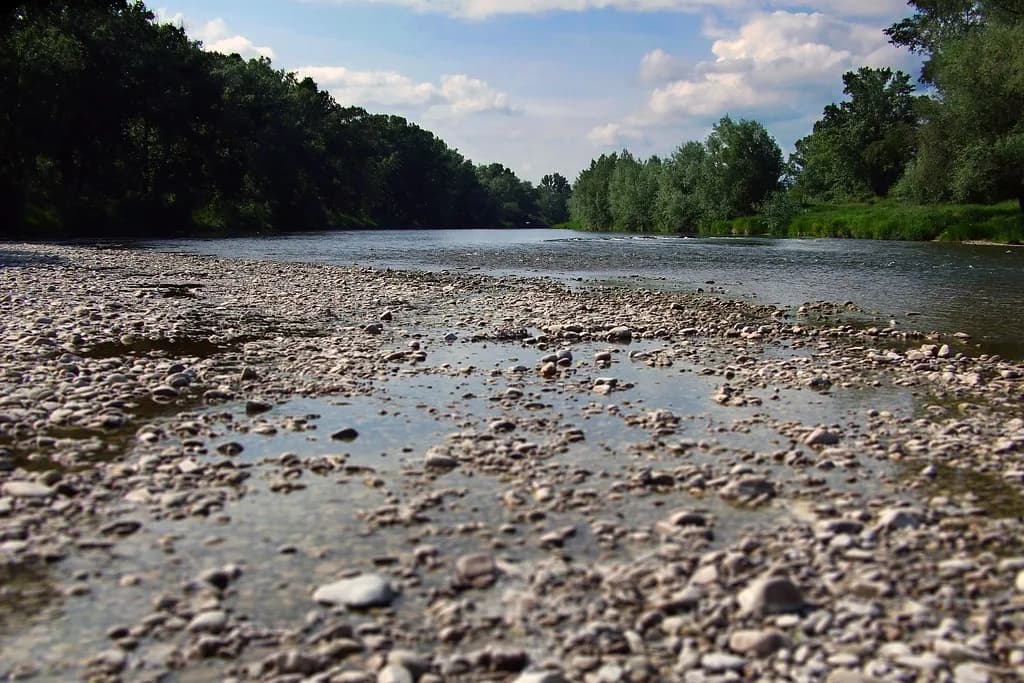 Váh (upper / Liptov) — River Vah, Piestany, Slovakia