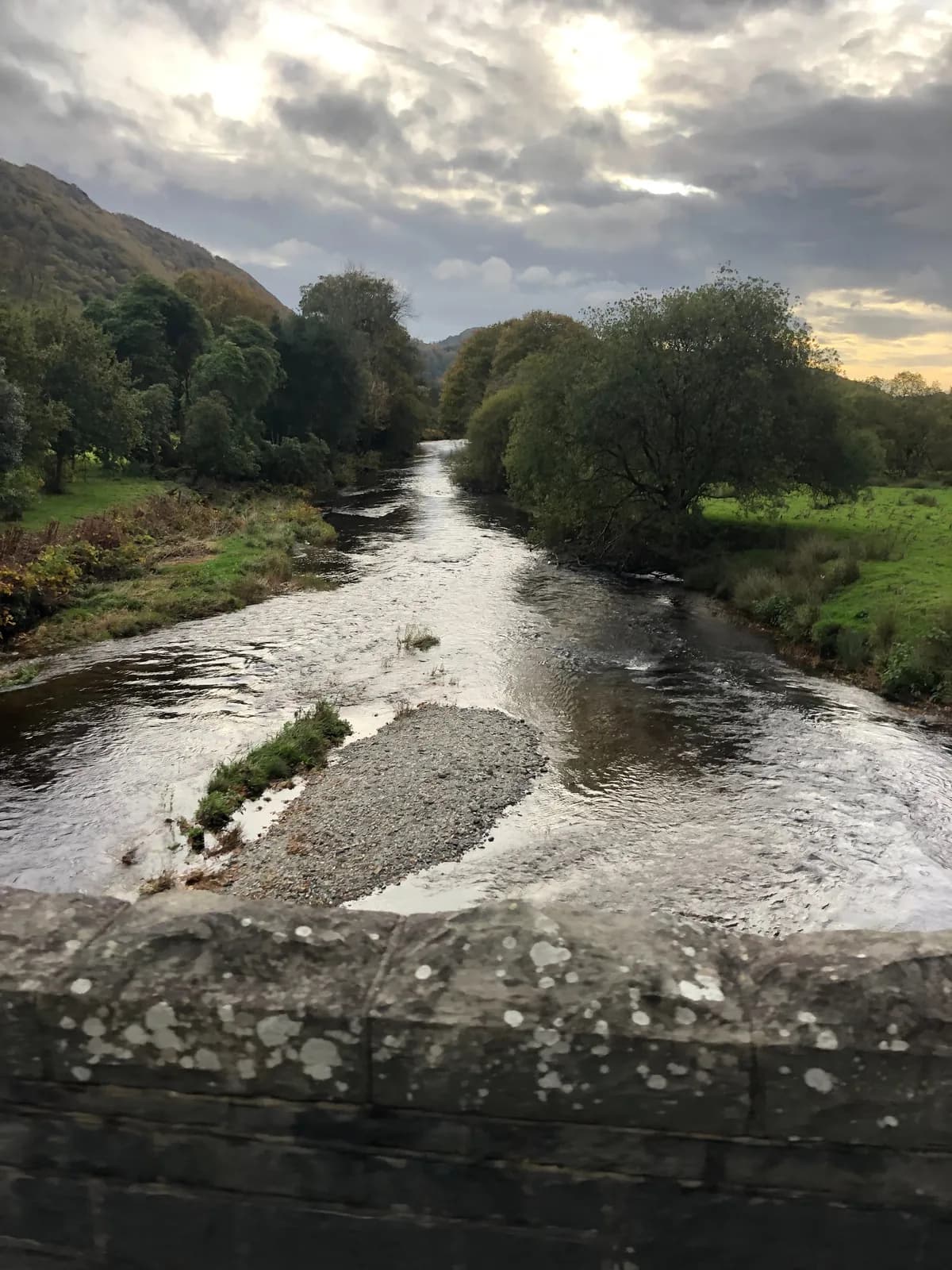 The River Dwyryd flowing beneath Maentwrog Bridge, Eryri (Snowdonia), Wales