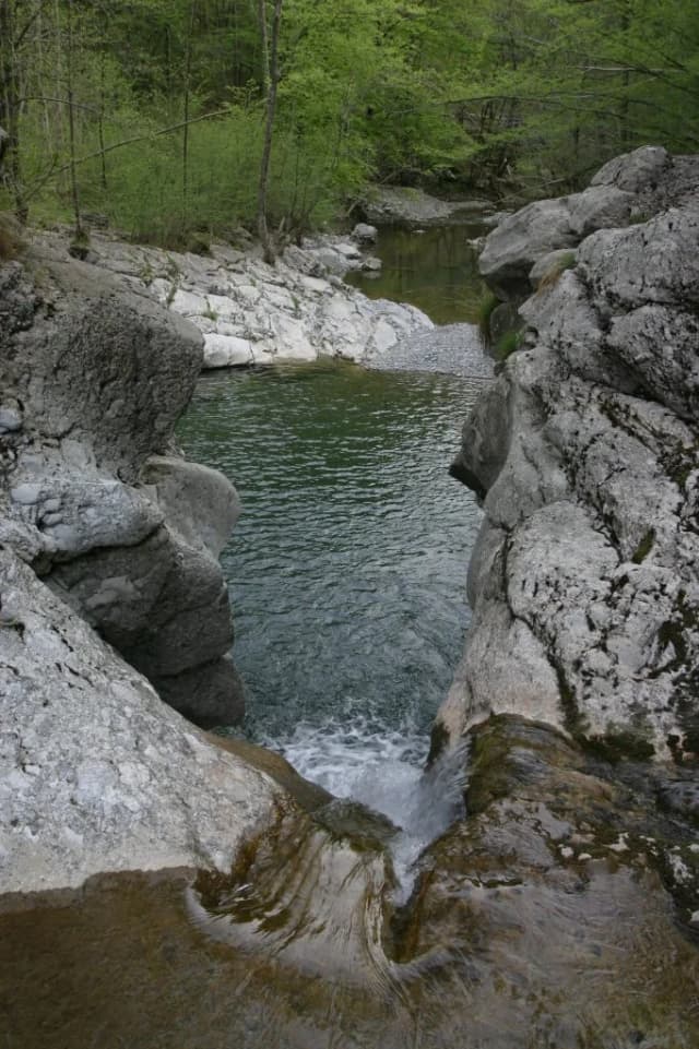Idrija (Judrio) — Fiume Judrio, alto corso