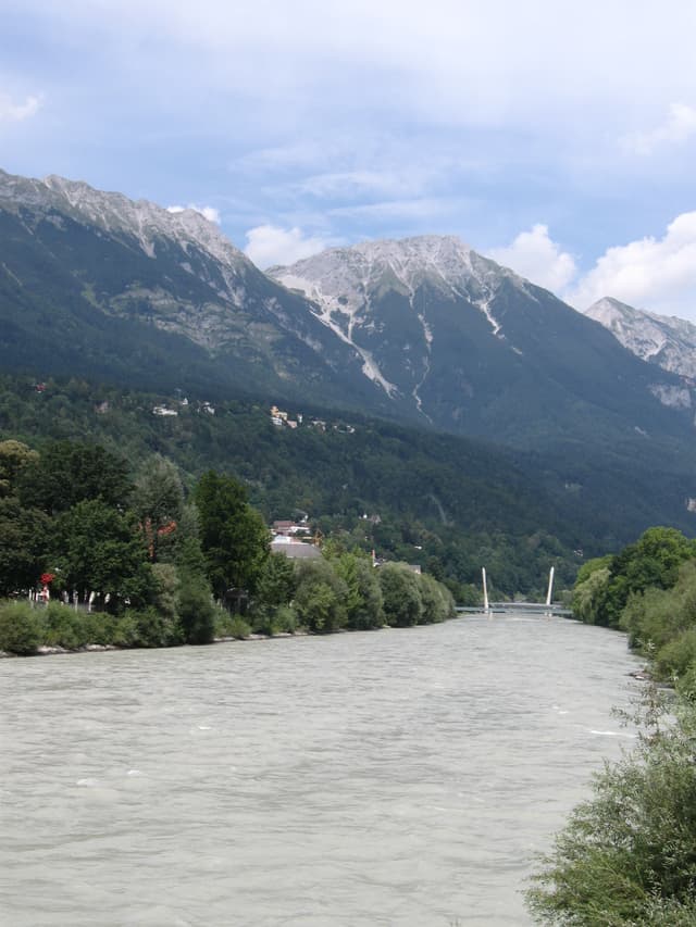 The Inn River in Innsbruck