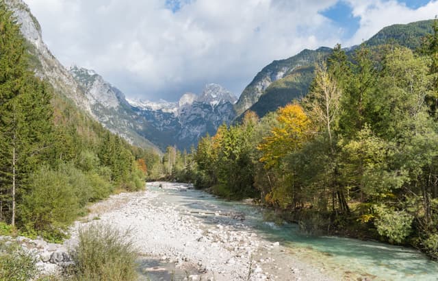 Soca river in Trenta