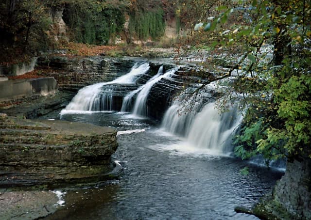 Wutach — Wutach-Wasserfall Lauffenmühle