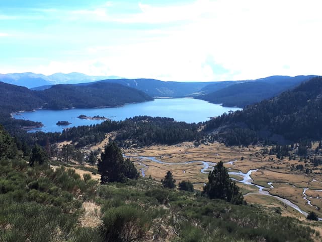 Le lac des Bouillouses et la Têt