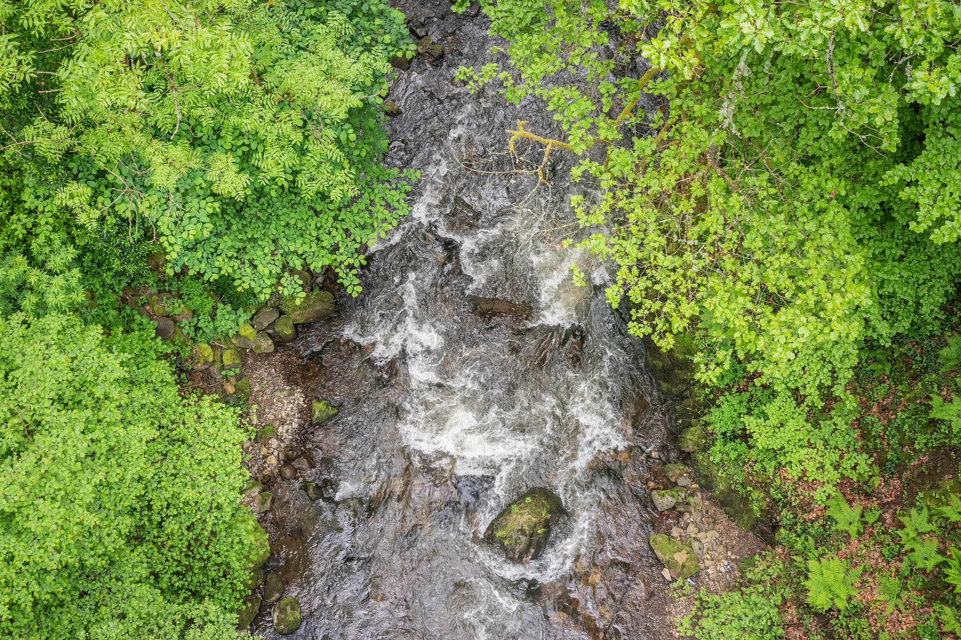 Sumene river in Menet