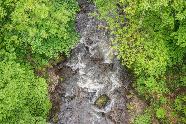 Sumene river in Menet