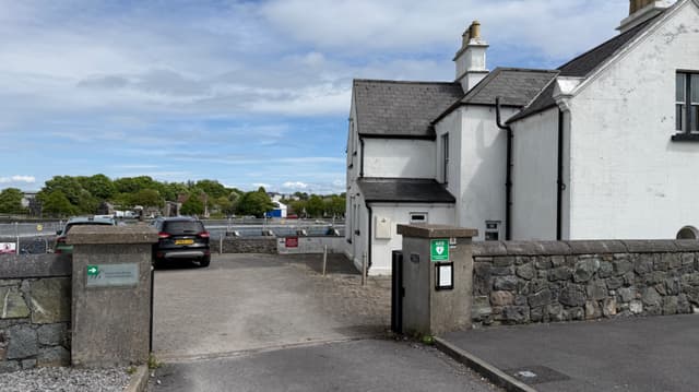Car park and fishery office