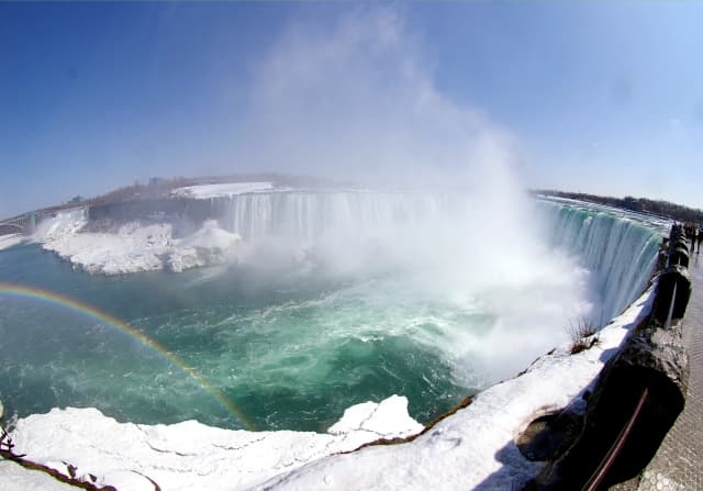 Lower Niagara River (ON) — Erosion of Niagara Falls, Canada and the USA