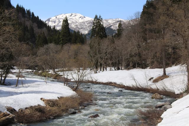 Mount Choshi and Itoshiro River