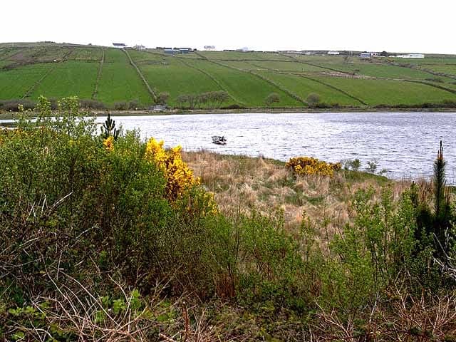 View to the northern end of Carrowmore Lake, County Mayo.
