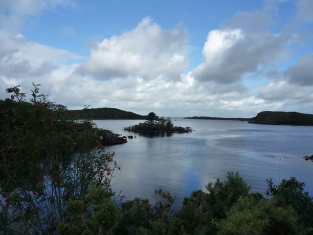 Lough Conn, County Mayo, an open lough landscape.