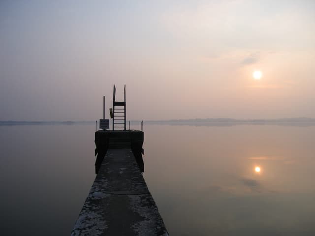 Lough Owel looking south-west from the north-east shore.