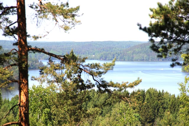 Hiidenvesi 1, Nummela, Vihti (with a boat)