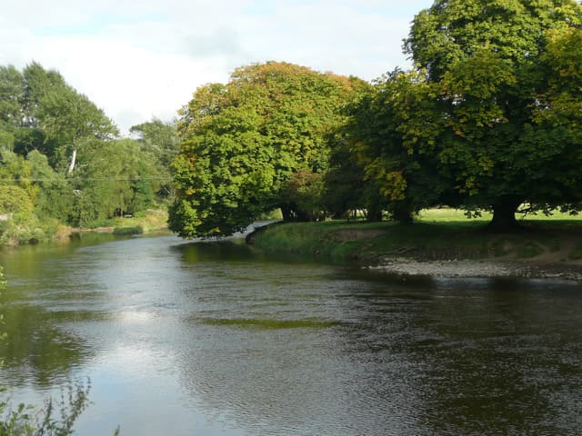 The River Nore at Thomastown, County Kilkenny.