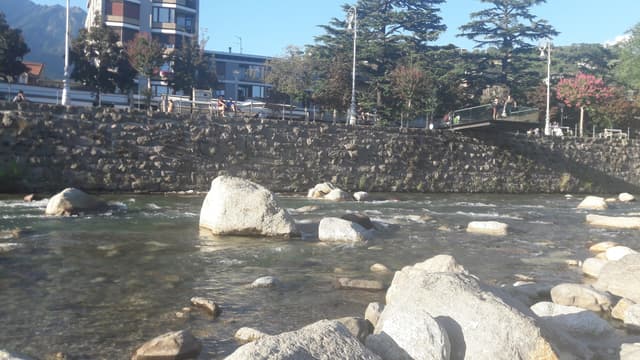 Passirio, fiume a Merano, Südtirol Alto Adige