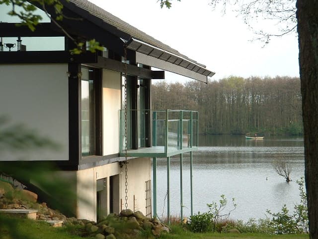 Fishing Lodge, Cleveley Mere, near Scorton - geograph.org.uk - 6450