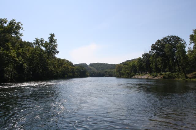 North Fork White River downstream from Norfork Dam