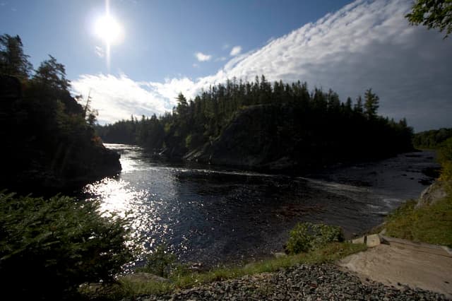 Salmon pool at the Square Forks