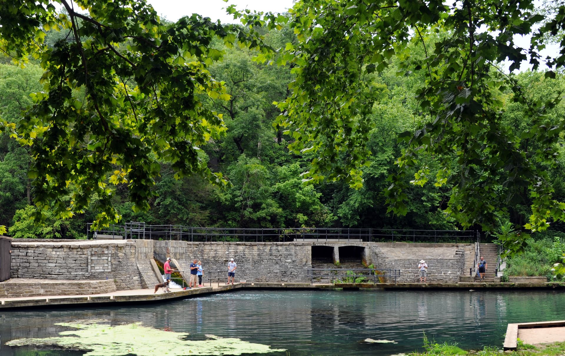 Roaring River State Park Dam and Spillway