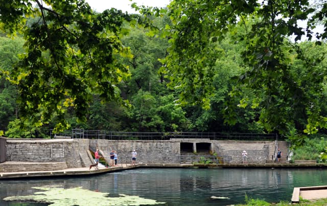 Roaring River State Park Dam and Spillway