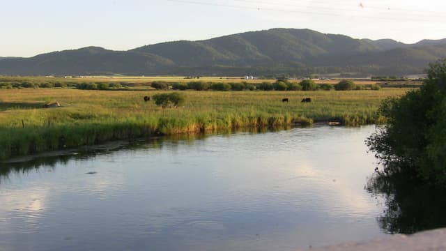 Teton river in South East Idaho