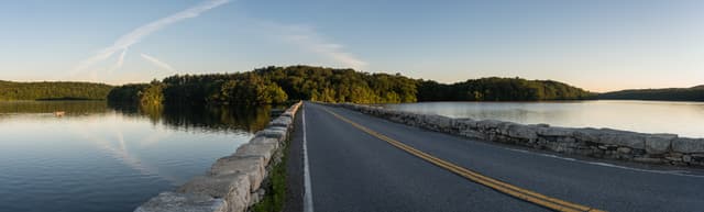 NY 301 causeway panorama