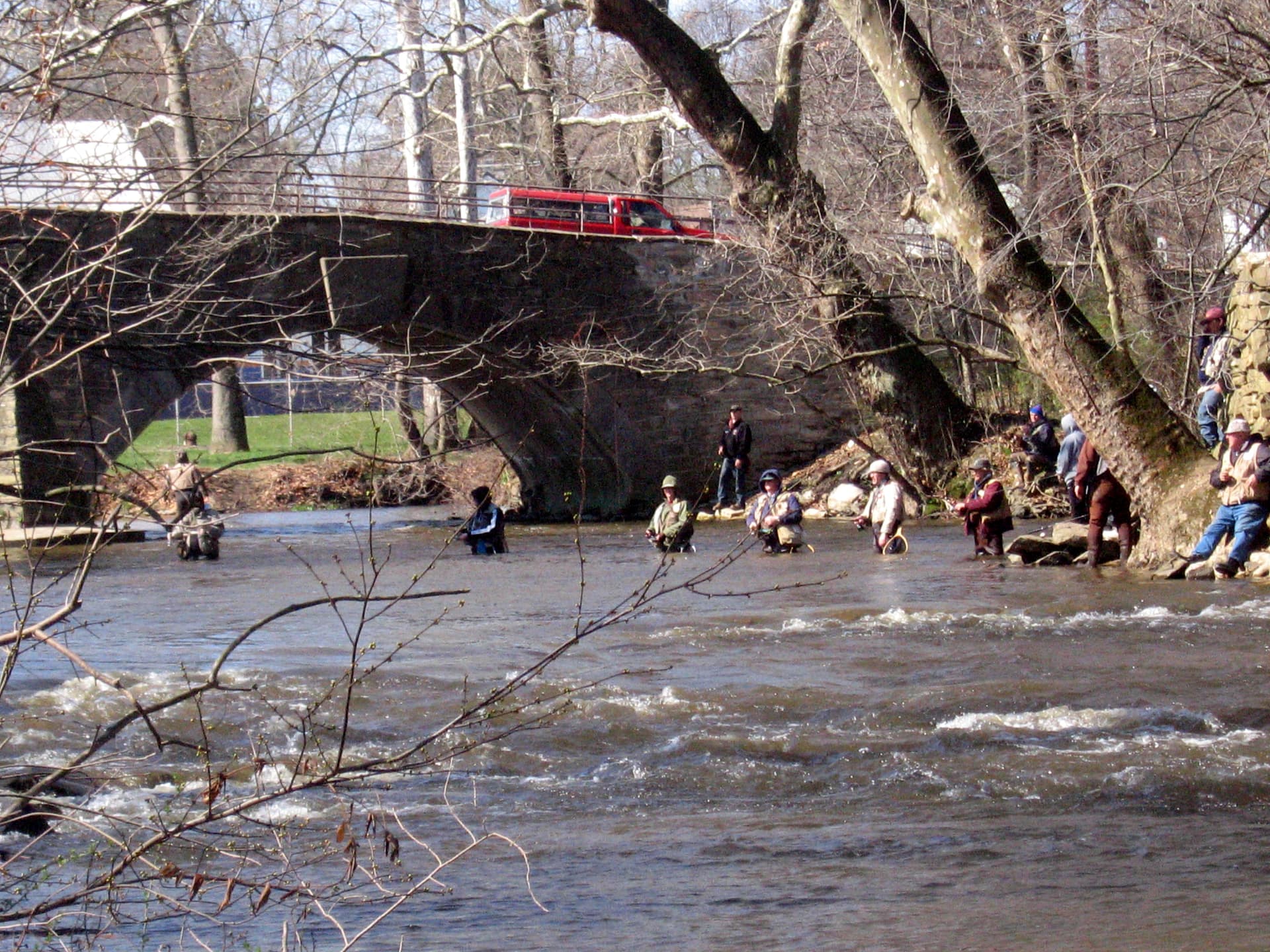 Trout Fishing, Yellow Breeches Creek, Boiling Springs, PA