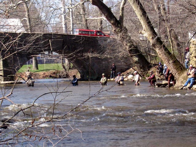 Trout Fishing, Yellow Breeches Creek, Boiling Springs, PA