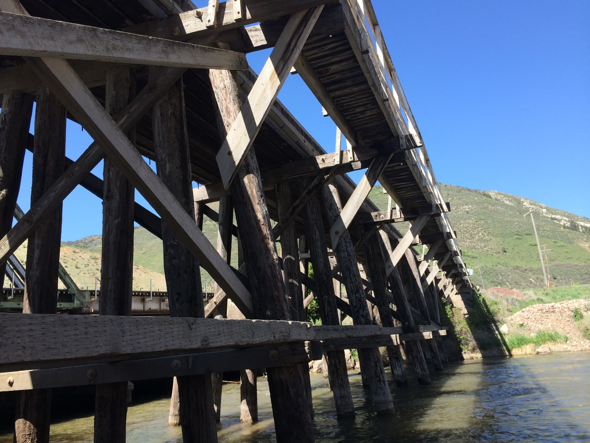 Fishing the Weber River in Croydon, Utah