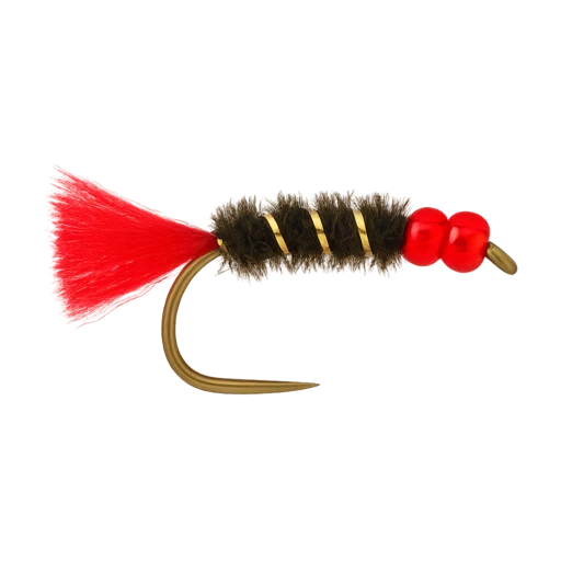 Red Wool Tag Mullet Bach